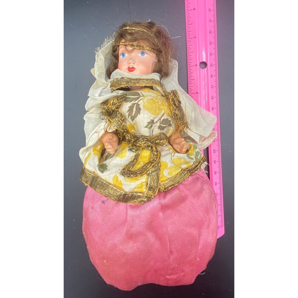 Antique Vintage Cloth Girl Doll - Picture 4 of 4